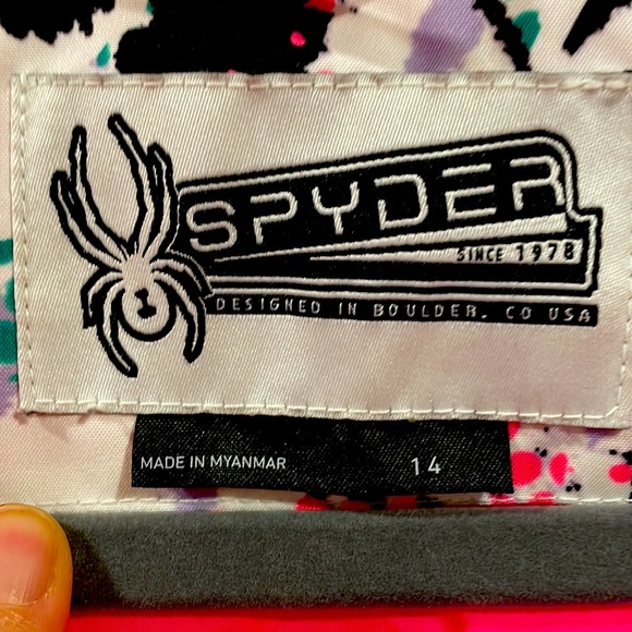 Girls Spyder Jacket size 14 - Picture 5 of 8